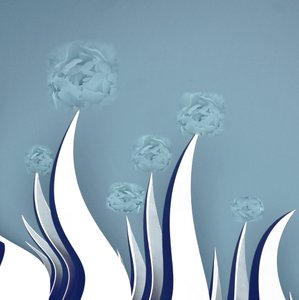 Gelassene Blaue Blüten von Christina Sillen