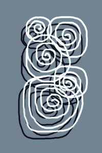 Gelassener Spiralfluss
