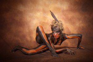 Fantasie Gemalte Frau