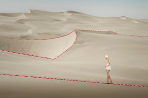 Roter Band Wüstenwanderung von Christine von Diepenbroek