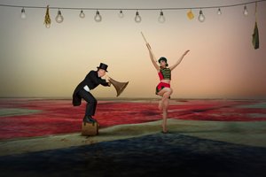 Theatralische Zirkusvorstellung von Christine von Diepenbroek