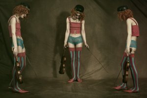 Drei melancholische Violinisten
