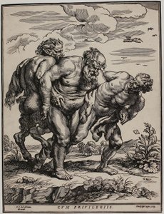 Der betrunkene Silenus von Christoffel Jegher