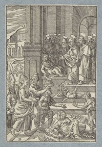 Ananias und Saphira von Christoffel van Sichem (II)