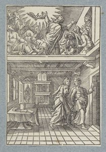 Ausgießung des Heiligen Geistes von Christoffel van Sichem (II)