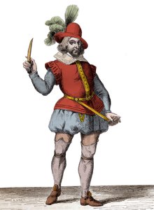 Porträt von Francois Ravaillac, dem Mörder von Heinrich IV. (1553-1610) - Gravur nach Sichem, Christoffel van der Ältere (1546-1624)