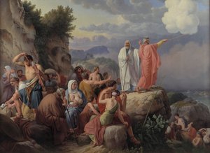 Die Israeliten ruhen sich nach der Überquerung des Roten Meeres aus