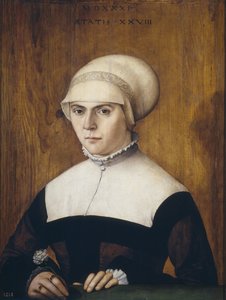 Die Frau von Jörg Zörer im Alter von 28 Jahren, 1531