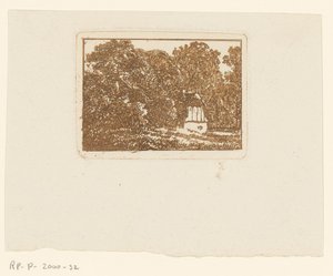 Bauernhütte im Wald