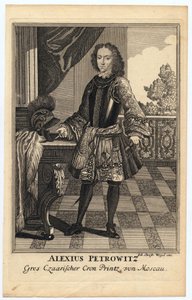 Porträt des Zarewitsch Alexei Petrowitsch von Russland (1690-1718)