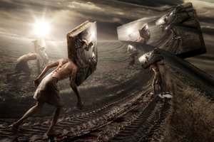 Belastete Buchfiguren von Christophe Kiciak