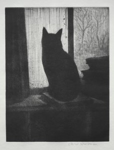 Die Katze von Christopher Richard Wynne Nevinson