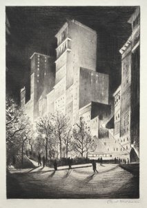 Drei Uhr morgens: Eine Ecke bei der Madison Avenue (auch bekannt als 2 Uhr morgens New York und Metropolis)