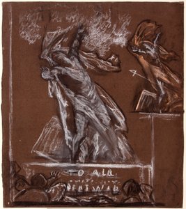 Figurenstudie für ein Kriegsdenkmal, ca. 1920 von Christopher Williams
