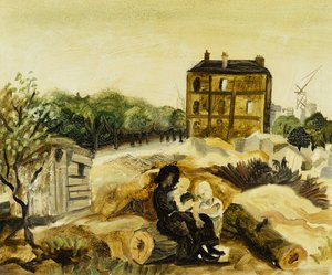 Das kleine braune Haus, Passy, ca. 1928 von Christopher Wood