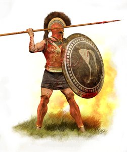 Athener Hoplit, 500 v. Chr.