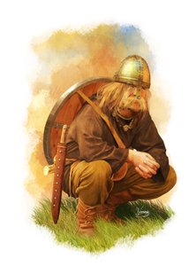 Wikingerkrieger, 9. Jahrhundert AA, 2014