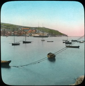 Polruan von Fowey, Cornwall, spätes 19. oder frühes 20. Jahrhundert von Church Army Lantern Department
