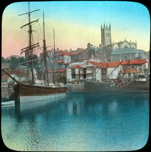 Der Hafen, Penzance, Cornwall, spätes 19. oder frühes 20. Jahrhundert