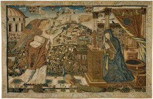 Die Verkündigung von Circle of Andrea Mantegna