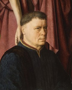 Ein Stifter präsentiert von einem Heiligen, ca. 1460-65
