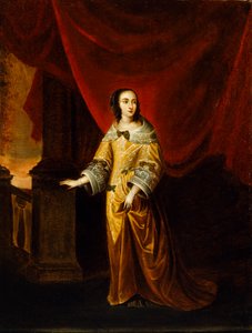 Porträt einer Dame von Circle of Hieronymus Janssens
