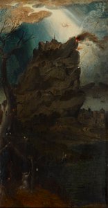 Landschaft mit Einsiedler