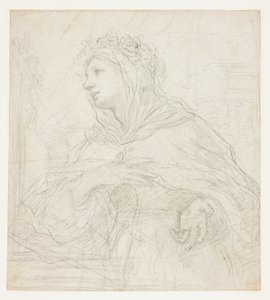 Studie von Santa Rosalia von Palermo von Ciro Ferri
