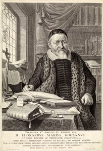 D. Leonardus Marius Goezanus, veröffentlicht 1654 (Gravur)