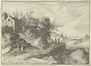 Kapelle an einer kurvigen Landstraße