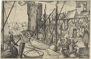Der Fischmarkt von Claes Jansz. Visscher (II)