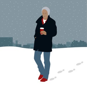 Kaffee im Schnee