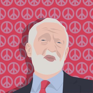 Porträt von Jeremy Corbyn