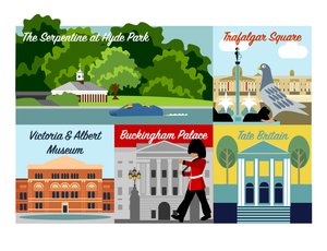 Postkarte aus London