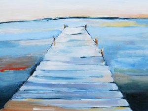 Ruhiger Wassersteg von Claire Whitehead