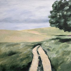 Gewundener Landpfad von Claire Whitehead