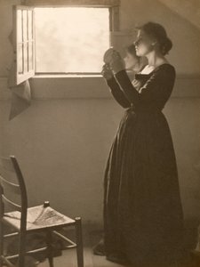 Mädchen mit Spiegel, 1898 von Clarence Henry White