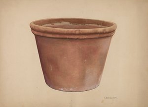 Blumenvase von Clarence W. Dawson