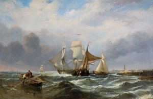 Schiffe vor der niederländischen Küste, 1829-1860