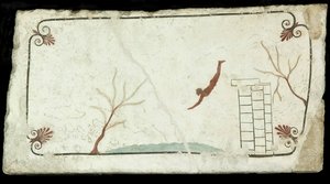 Der Taucher. Grab des Tauchers Tomba del Tuffatore, ca. 470 v. Chr. von Classical Antiquities
