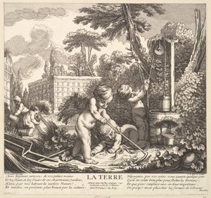 Erde, 18. Jahrhundert von Claude Augustin Duflos
