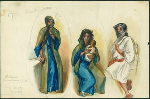 Beduinen-Köhler, Berg Karmel, nahe Haifa, 1873