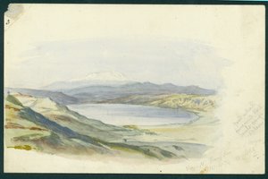 Berg Hermon und der See Genezareth, 1874 von Claude Conder