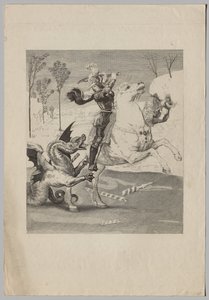 St. Georg und der Drache (3) von Claude Ferdinand Gaillard