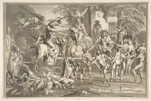 Errant pendant la nuit von Claude Gillot