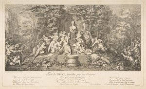 Das Fest der Diana von Claude Gillot
