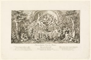 Fest des Fauns von Claude Gillot