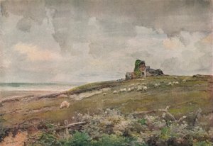 Eine alte Ruine in Suffolk, um 1915