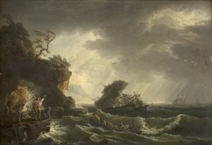 Ein Schiffswrack von Claude Joseph Vernet