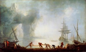 Morgendämmerung über Capri. Nebel, ca. 1745